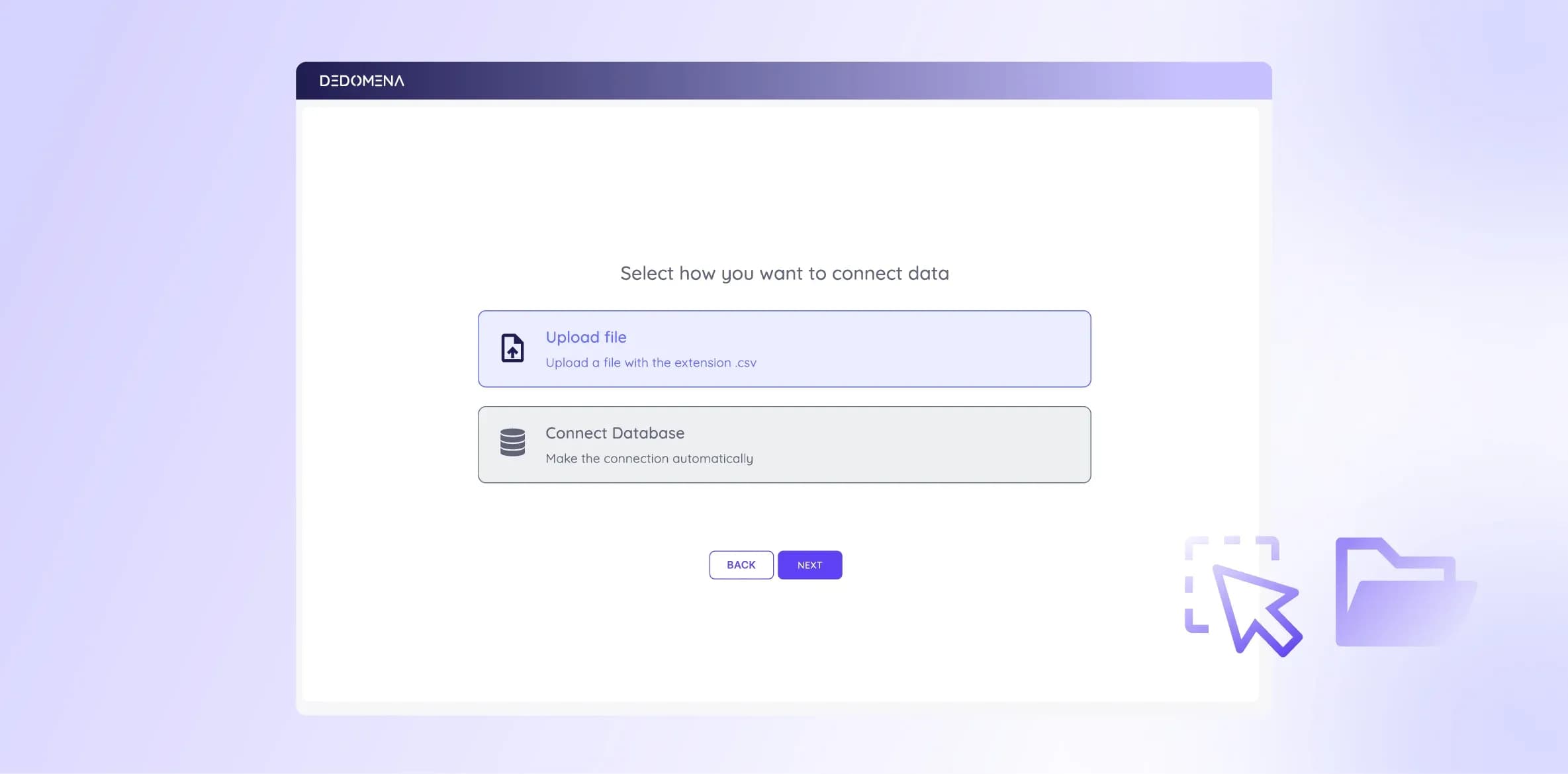Select data to protect