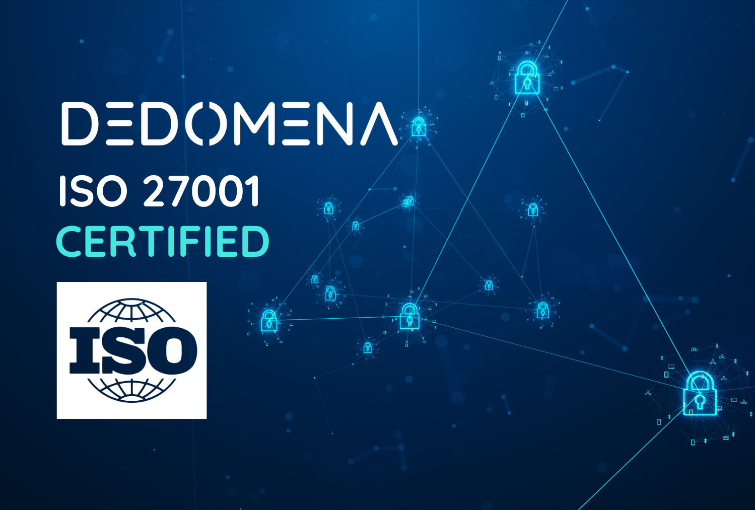 Dedomena awarded ISO 27001
                                            certification